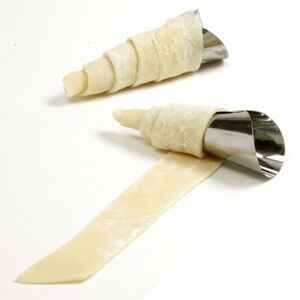 6 Fox Run Tin Cream Horn Molds